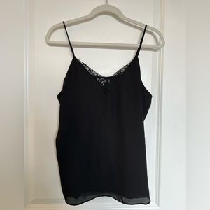 Nine Britton Black Lacy Top